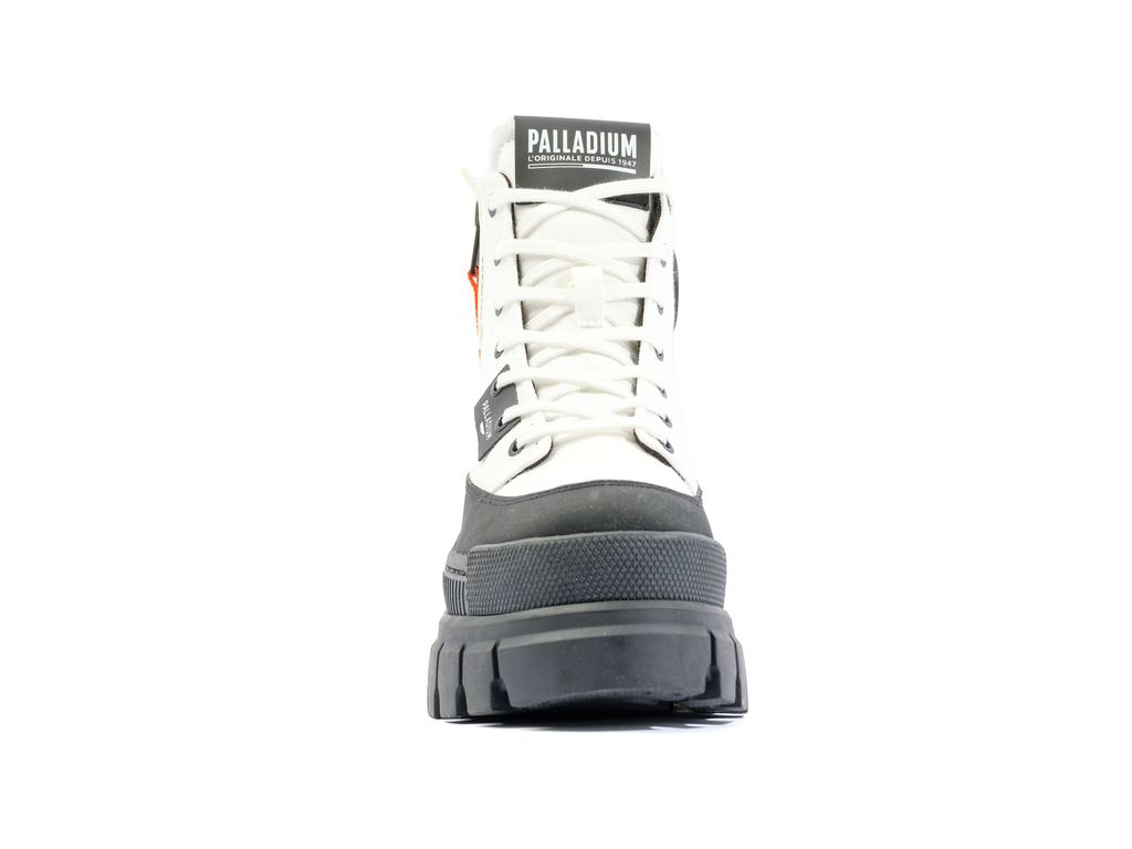 Botas Palladium Revolt Boot Zip Tx Mujer Blancas | HO0657813