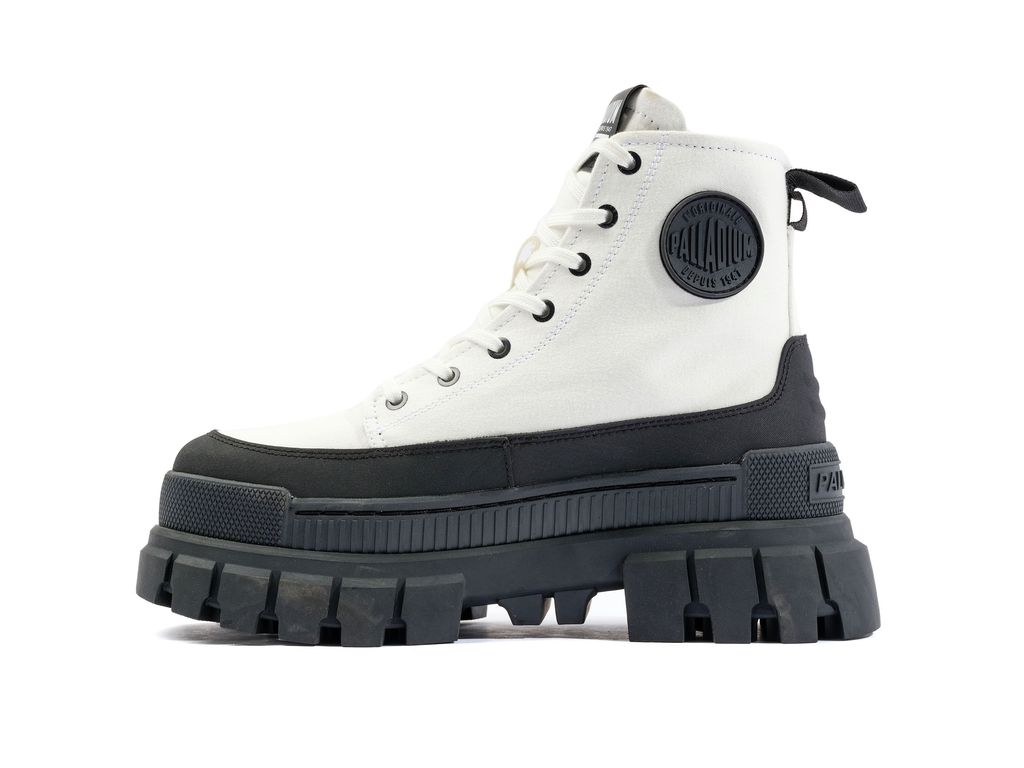 Botas Palladium Revolt Boot Zip Tx Mujer Blancas | HO0657813