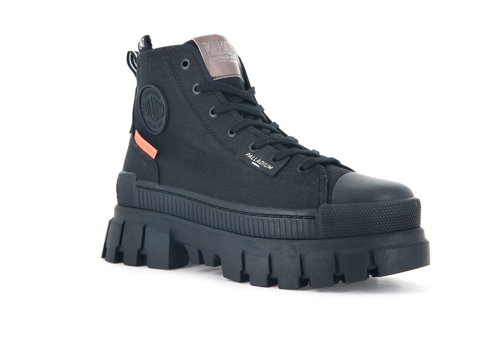 Botas Palladium Revolt Hi Tx Mujer Negras Negras | YU8261305