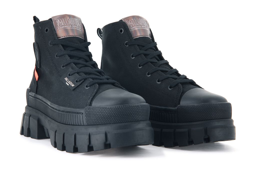 Botas Palladium Revolt Hi Tx Mujer Negras Negras | YU8261305