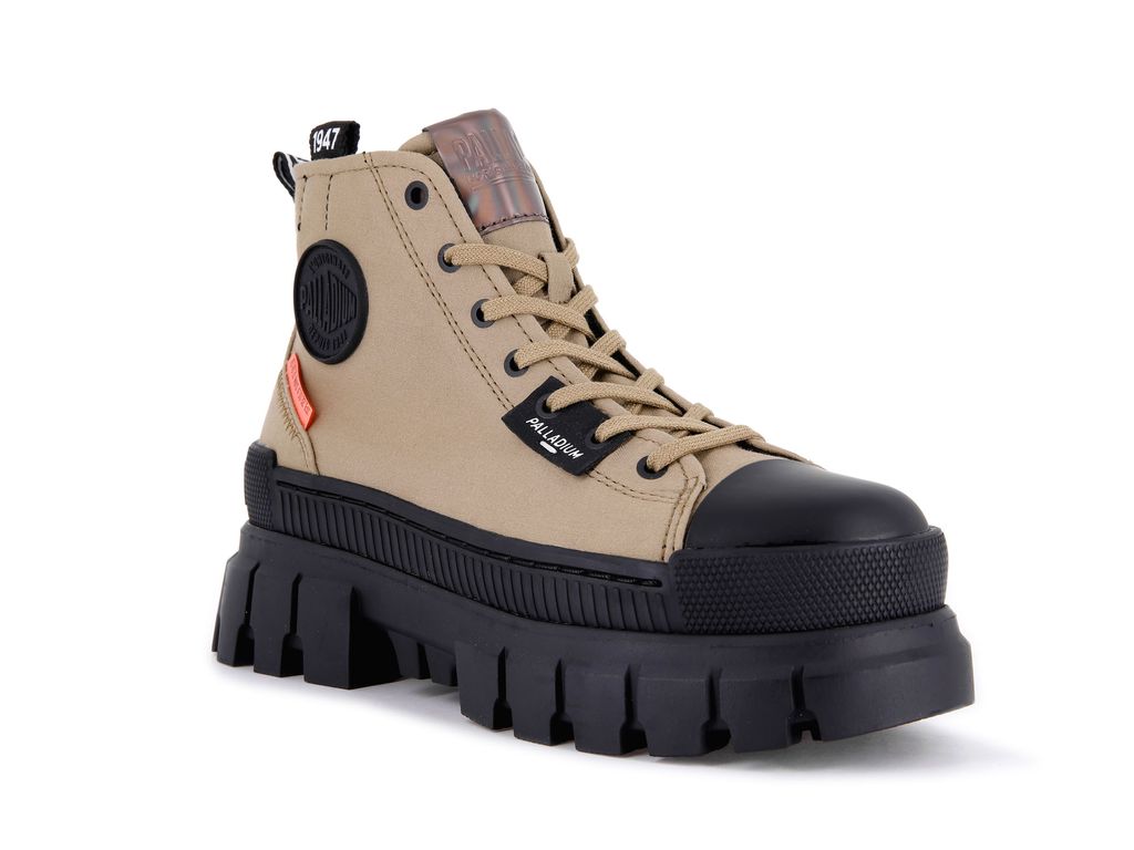 Botas Palladium Revolt Hi Tx Mujer Verde Oliva | EL1785026