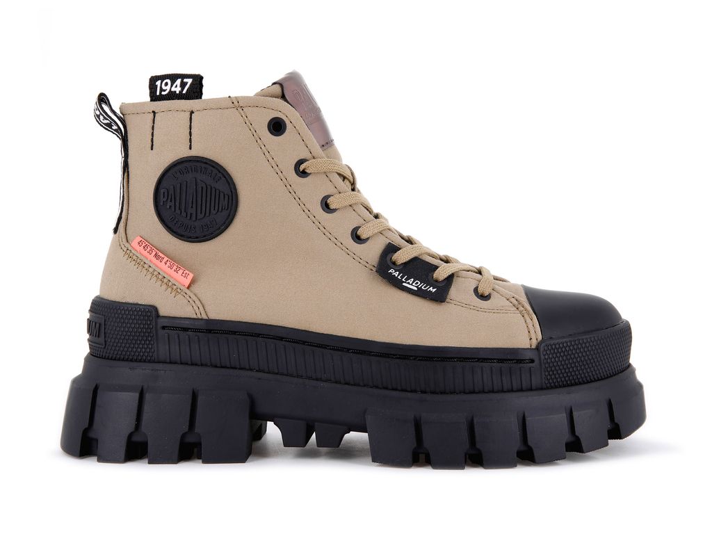 Botas Palladium Revolt Hi Tx Mujer Verde Oliva | EL1785026