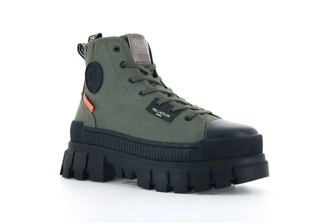 Botas Palladium Revolt Hi Tx Mujer Verde Oliva | AP8617203