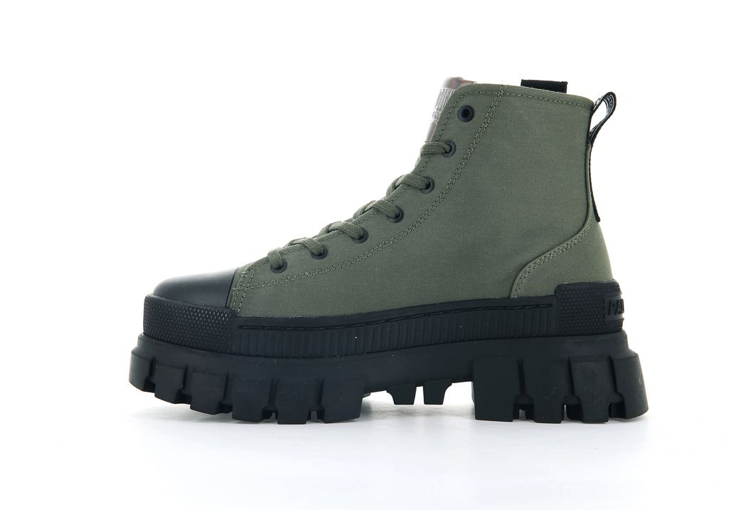 Botas Palladium Revolt Hi Tx Mujer Verde Oliva | AP8617203