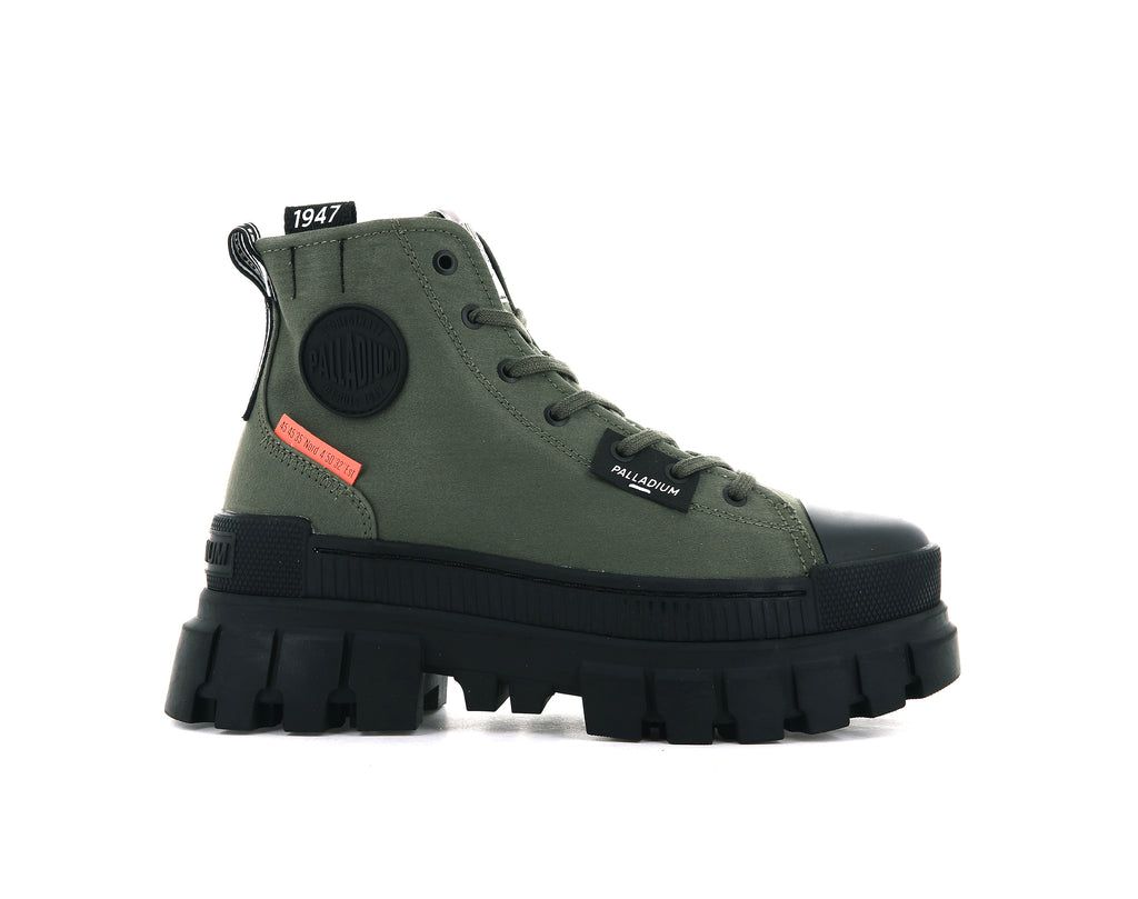 Botas Palladium Revolt Hi Tx Mujer Verde Oliva | AP8617203