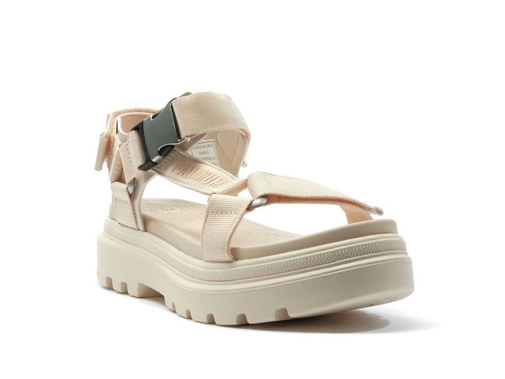 Sandalias Palladium Pallacruise Strap Mujer Marrones | KN5860413