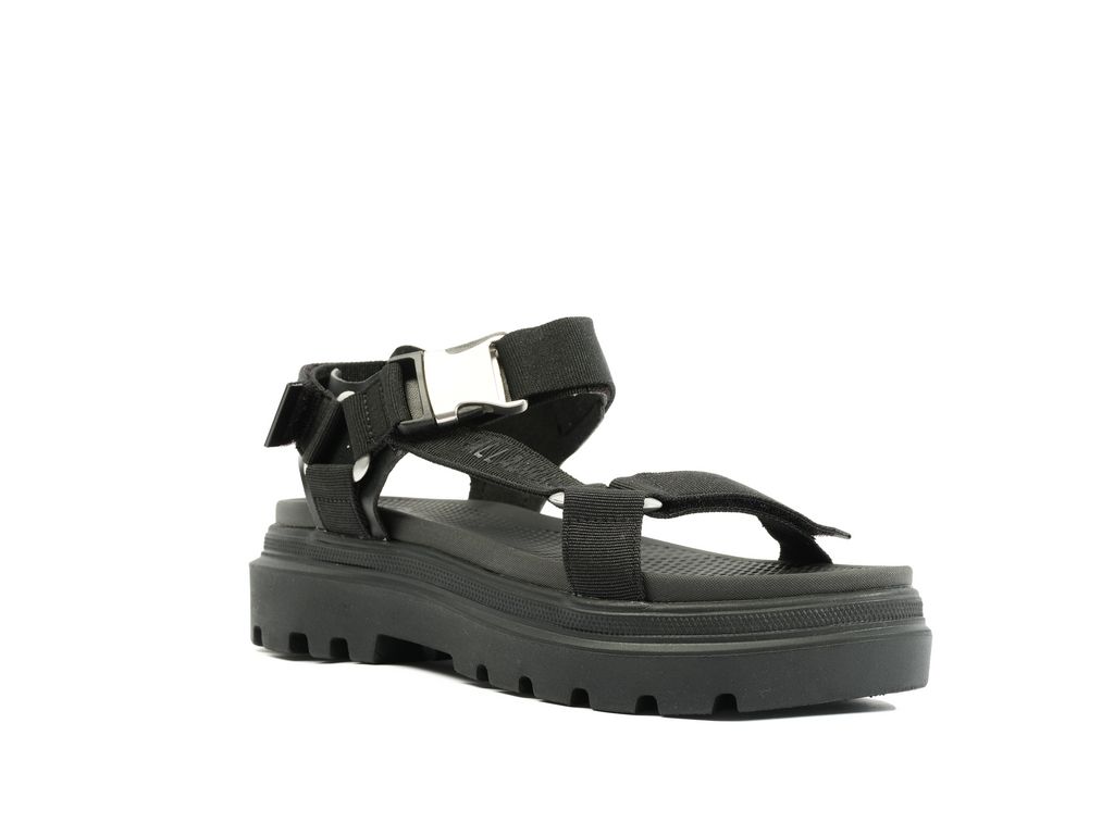 Sandalias Palladium Pallacruise Strap Mujer Negras Negras | HP8426571