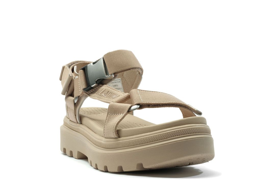 Sandalias Palladium Pallacruise Strap Mujer Beige Marrones | DV1290384