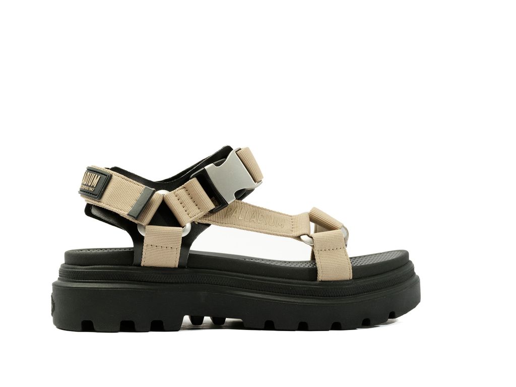 Sandalias Palladium Pallacruise Strap Mujer Dune | VB6413758