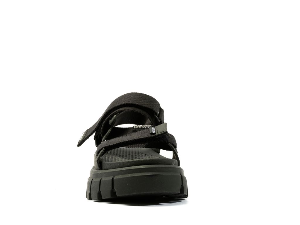 Sandalias Palladium Revolt Sandal Mono Mujer Negras | WR8931706