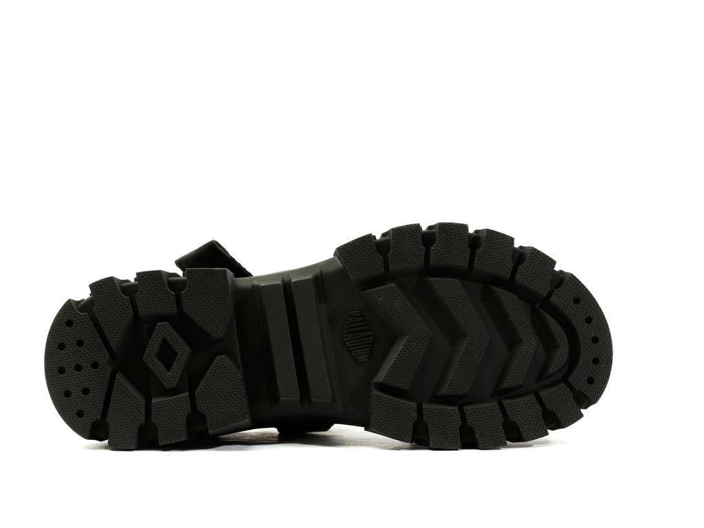 Sandalias Palladium Revolt Sandal Mono Mujer Negras | WR8931706