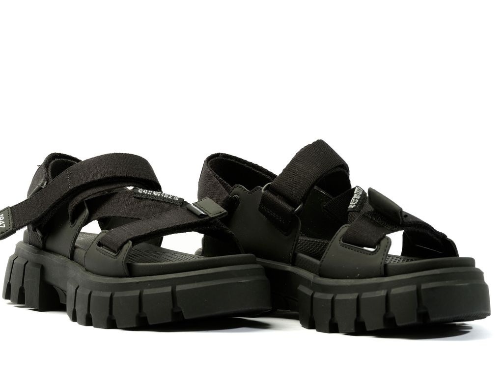 Sandalias Palladium Revolt Sandal Mono Mujer Negras | WR8931706