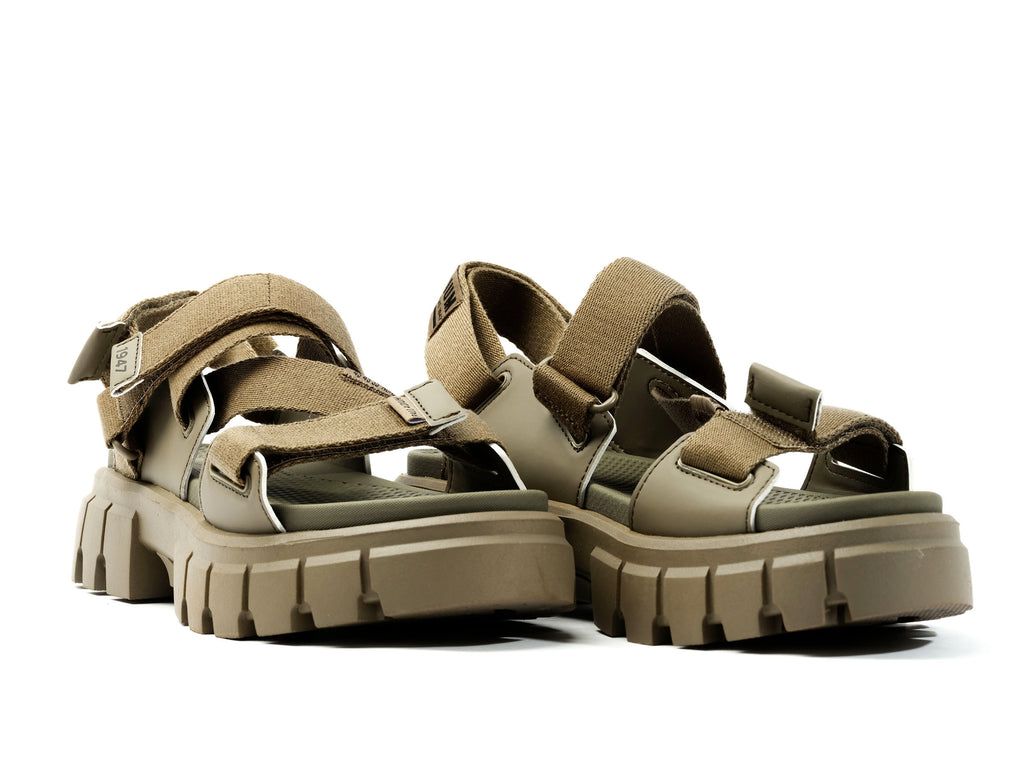 Sandalias Palladium Revolt Sandal Mono Mujer Verde | VW6354129