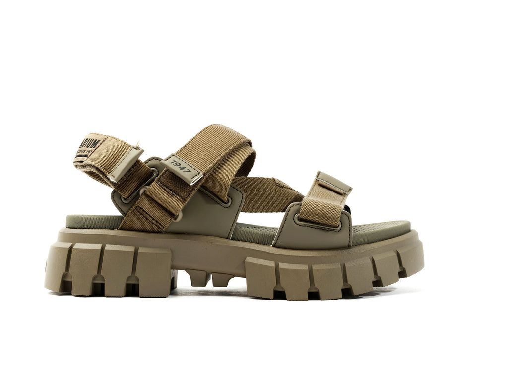 Sandalias Palladium Revolt Sandal Mono Mujer Verde | VW6354129