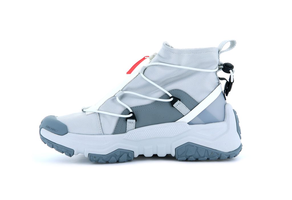 Zapatillas Palladium Off-grid Hi Zip Waterproof + Niños Gris | RI2315890