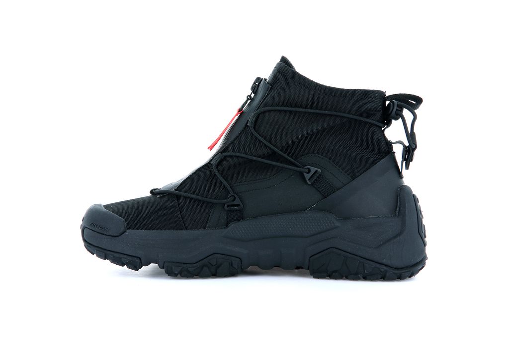 Zapatillas Palladium Off-grid Hi Zip Waterproof + Hombre Negras Negras | XT4135867